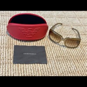 Emporio Armani Sunglasses, Case, & Cleaning Cloth